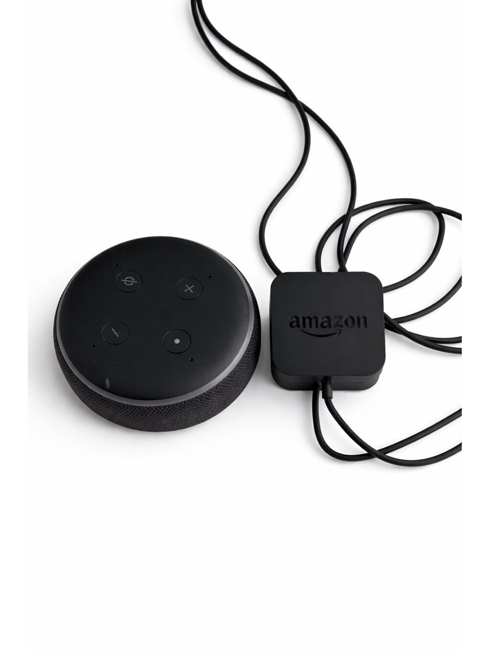 Amazon Echo Dot 3rd Gen Smart Speaker D9N29T w/ Power Adapter Black